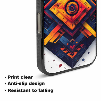 iPhone 16 Pro Case — Urban Tribal Tessellation, Custom Phone Case