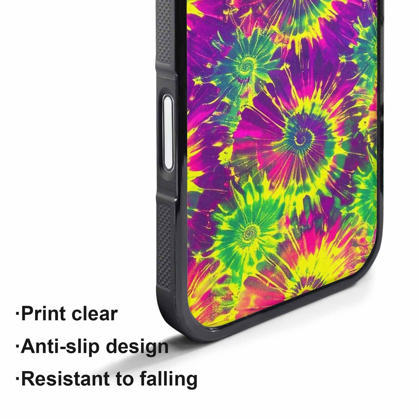 iPhone 17 Pro Max Case — Tie Dye Neon Acid Tie Dye, Custom Print Case Cover