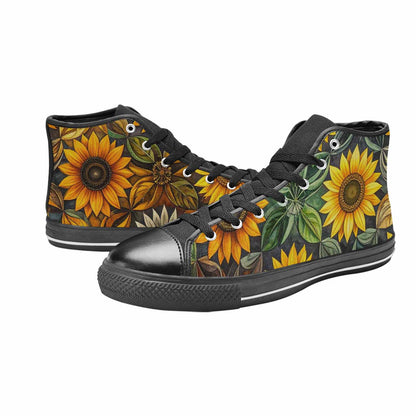 MEN'S Blend Melt Them High Top Canvas Cottagecore Shoes