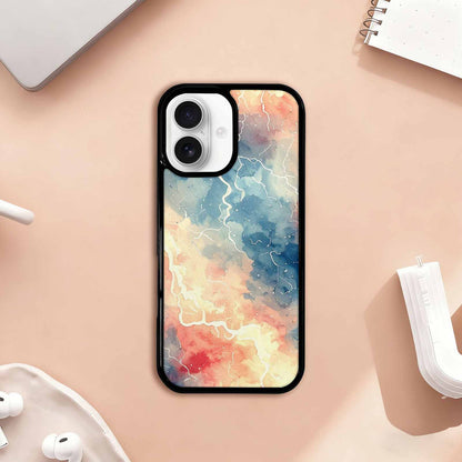 iPhone 17 Case — Vintage Spring Lightning Retro Vintage, Custom Printed Phone Case