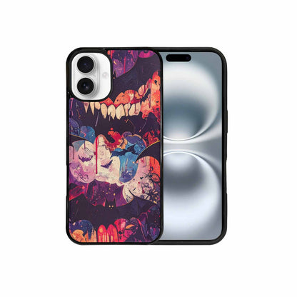 iPhone 16 Plus Case — Vampire Fangs Bats Vampire Fangs And, Custom Printed Phone Case