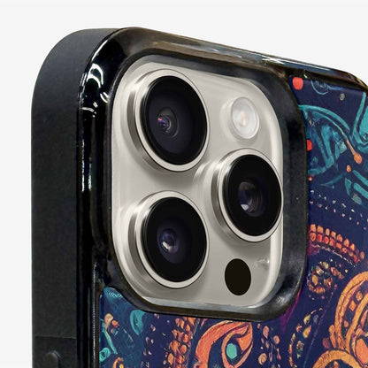 iPhone 15 Pro Max Case — Paisley Mandala, Custom Made Phone Cover