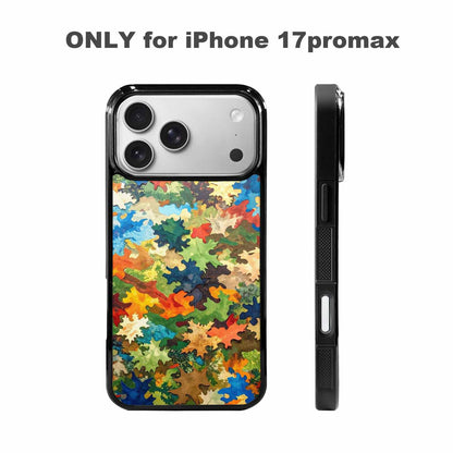iPhone 17 Pro Max Case — Camo Patches Full Color Camo, Original Design Phone Case