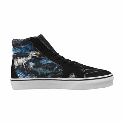 MEN'S Dinosaur Burst High Top Canvas Dark Academia Custom Sneakers