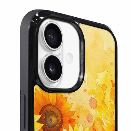 iPhone 17 Case — Full Color Vibrant Sunflower Floral, Custom Phone Case