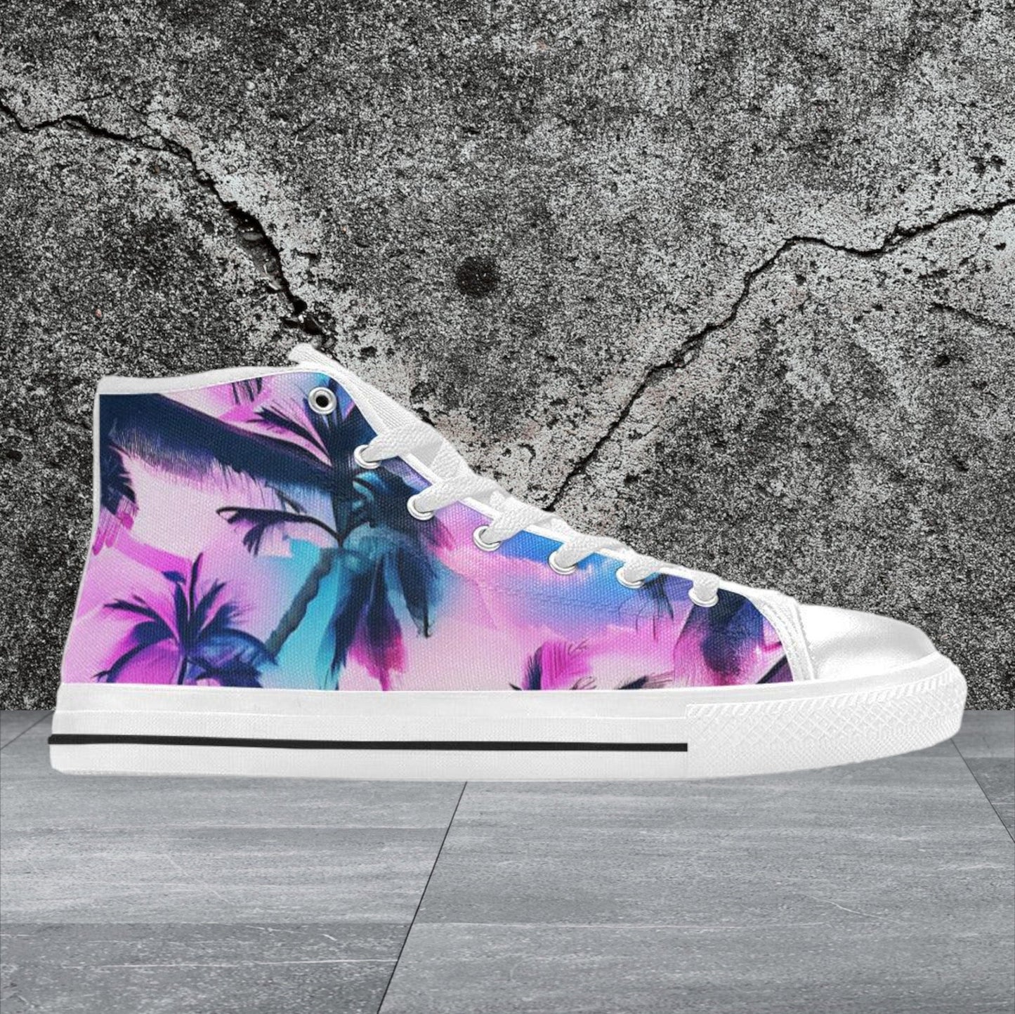 Dragon Vivid Multicolor Wearable MEN Bold Art - Freaky Shoes | Custom Art Sneakers
