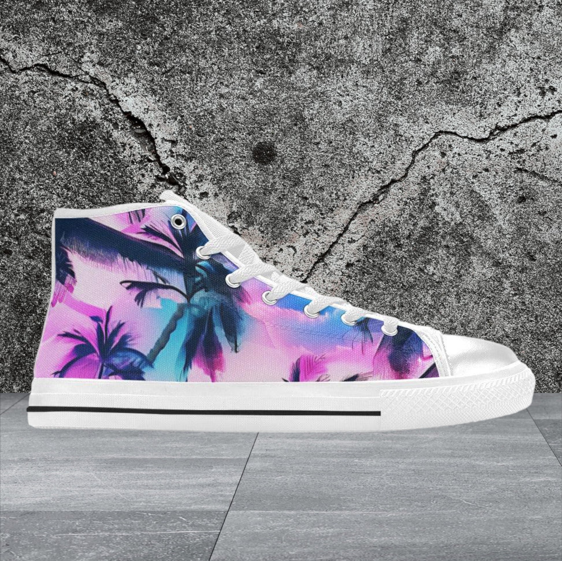 Ikat Rich Jewel Pattern Bold Art - Freaky Shoes