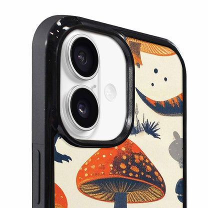 iPhone 17 Case — Vintage Dinosaurs Mushroom Retro Vintage, Custom Made Phone Cover