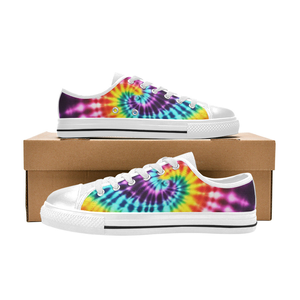 WOMEN'S Cc Tie Dye Art Canvas Dreamcore Custom Shoes