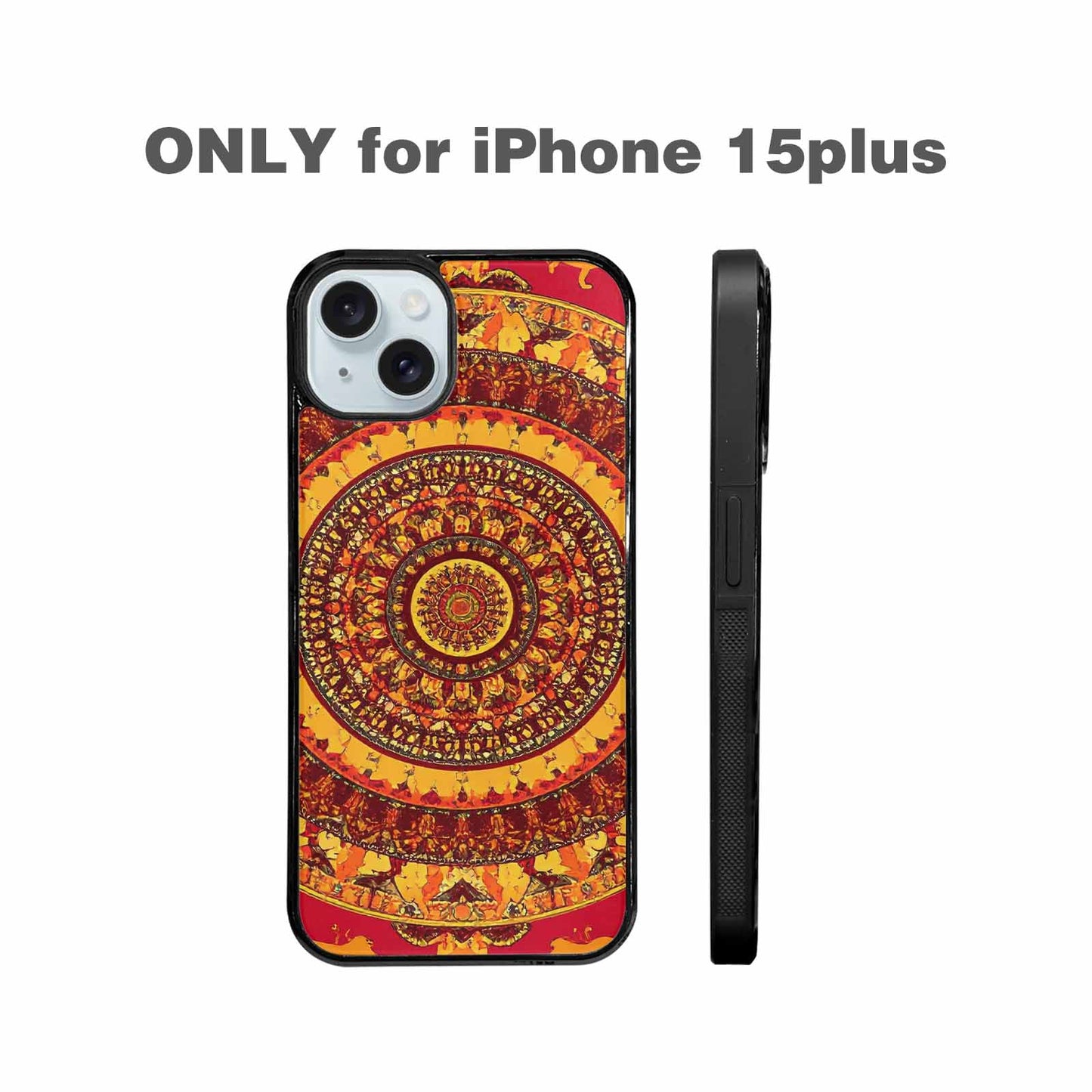 iPhone 15 Plus Case — Mandala Lions Custom, Custom Print Case Cover