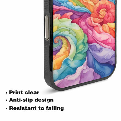 iPhone 16 Pro Case — Tie Dye Swirls Tie Dye Swirls, Unique Phone Case Design