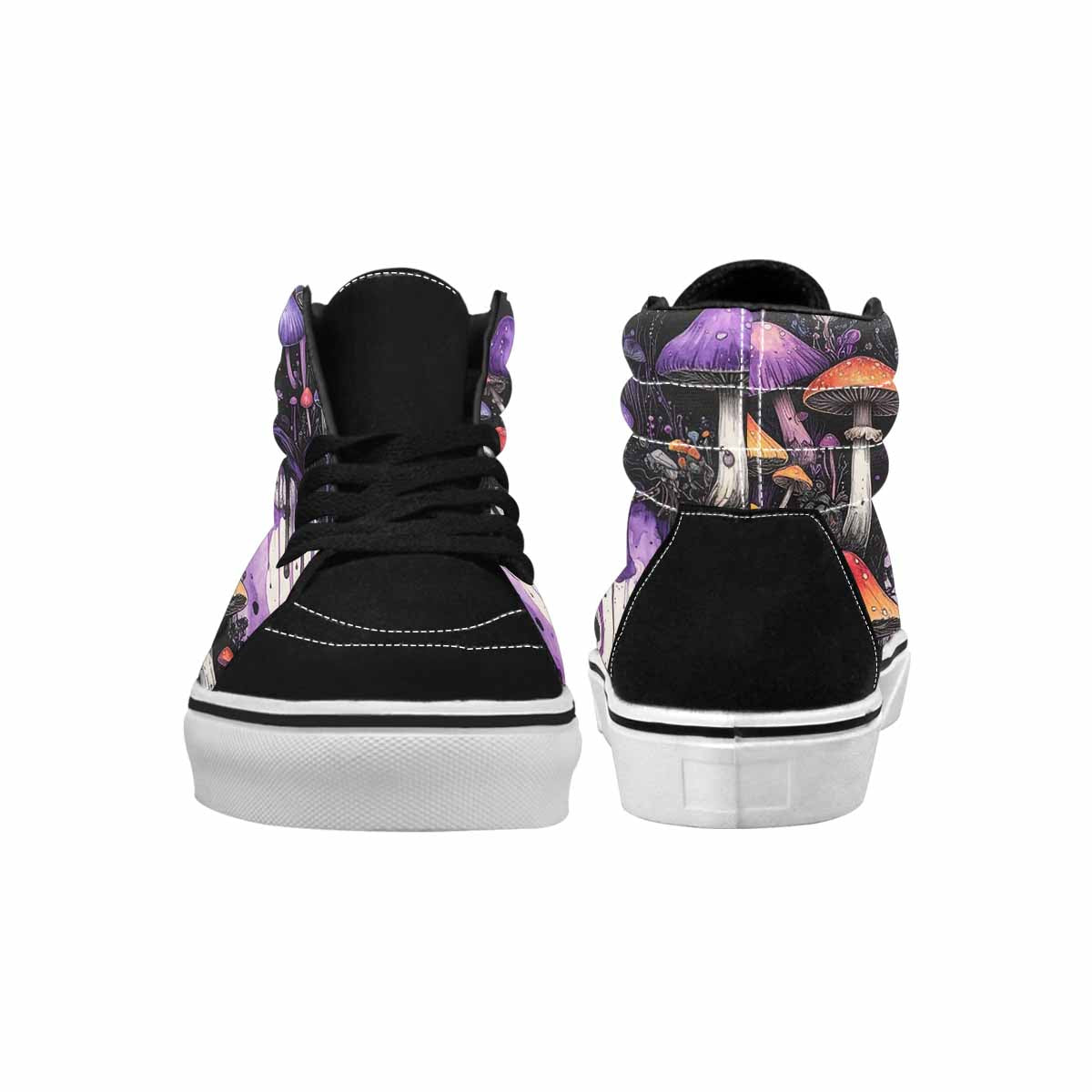 MEN'S Rainbow Drip Mushrooms High Top Canvas Dreamcore Custom Shoes