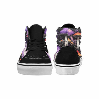 MEN'S Rainbow Drip Mushrooms High Top Canvas Dreamcore Custom Shoes