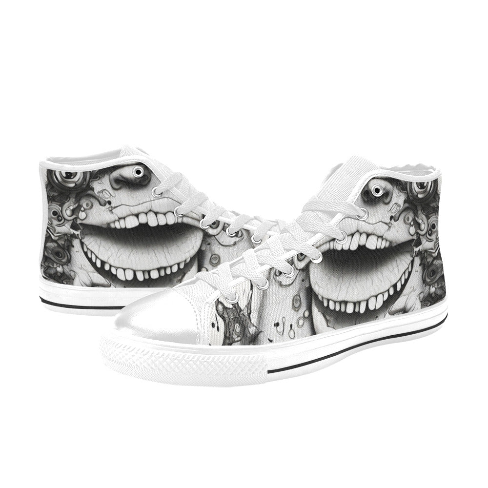 MEN'S Freestyle Horror Men’S High Top Canvas Cottagecore Shoes