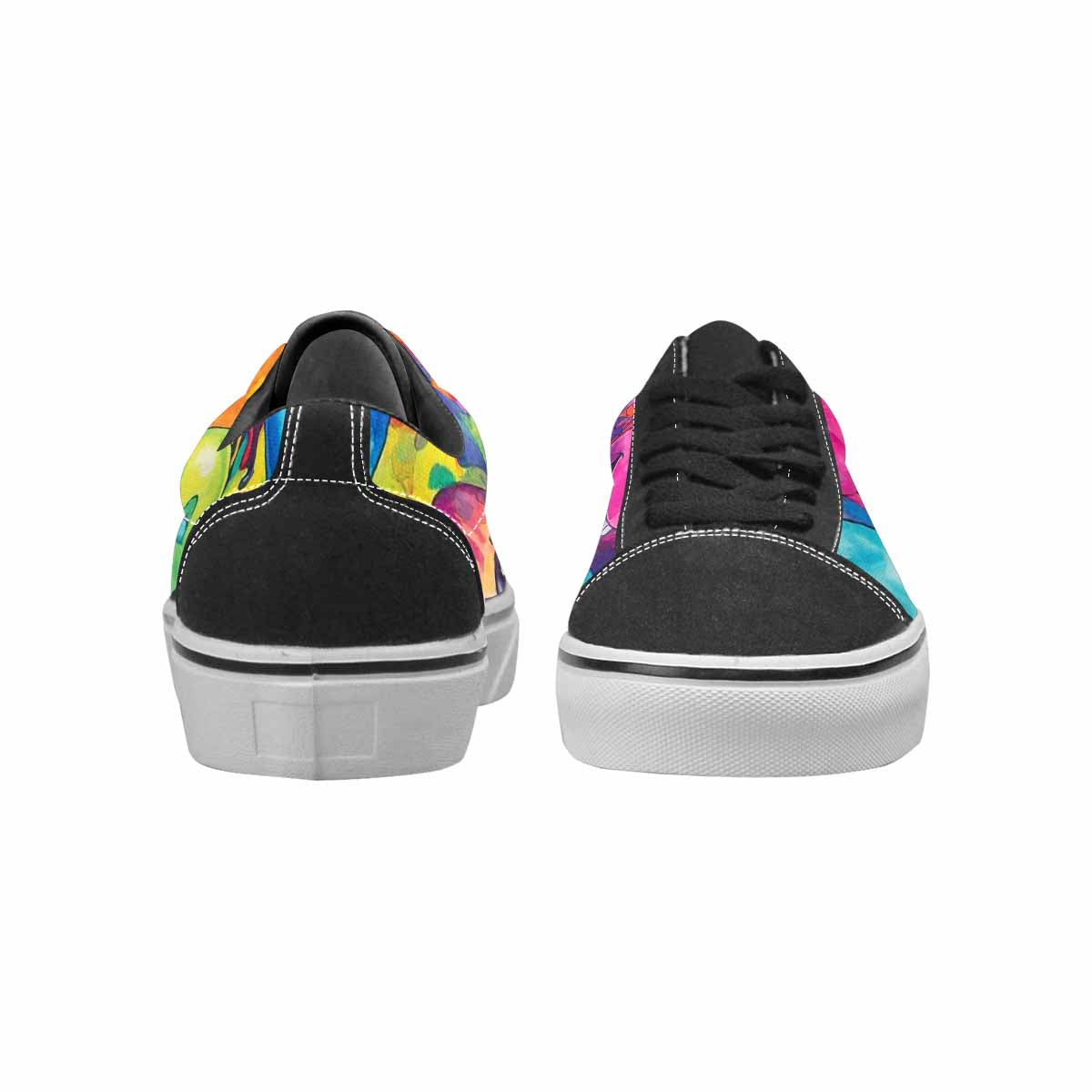 WOMEN'S Smiley Facessmiley Faces  Lace-Up Canvas Dreamcore Shoes