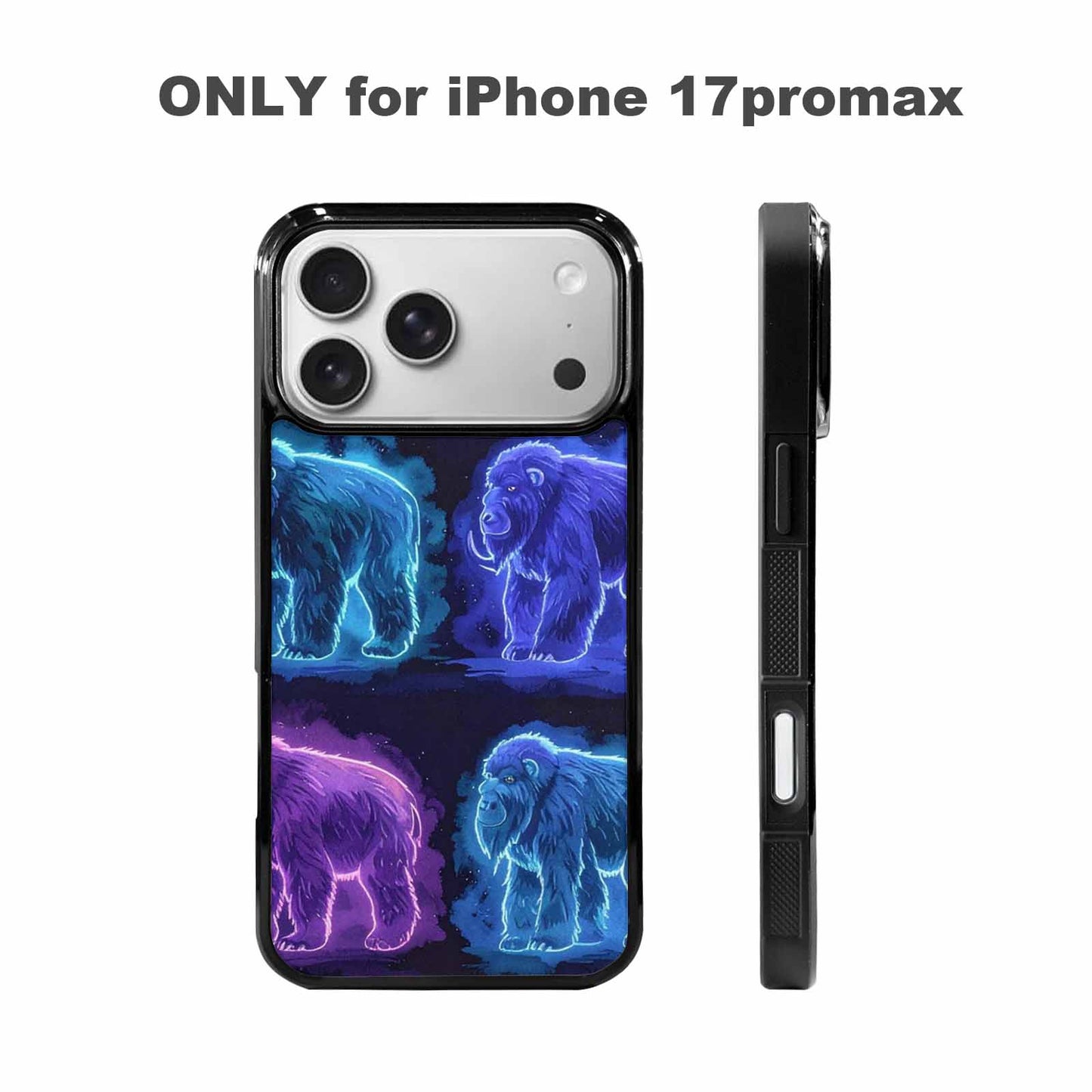 iPhone 17 Pro Max Case — Watercolor Cryptid Folklore Watercolor Abstract, Custom Print Case Cover