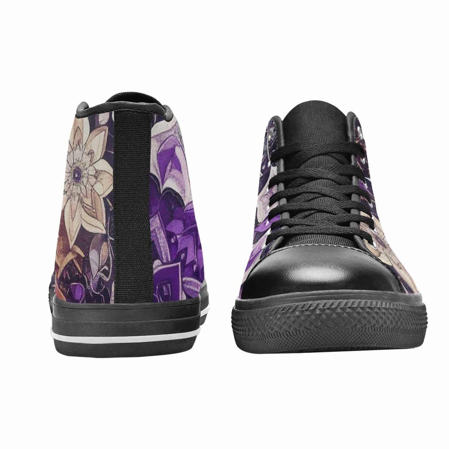 WOMEN'S Mandala High Top Canvas Dark Academia Shoes