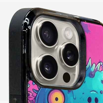 iPhone 16 Pro Max Case — Overlapping Endlessly No Empty Space Monsters, Custom Made Phone Cover