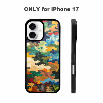 iPhone 17 Case — Camo Patches Full Color Camo, Personalized Phone Case