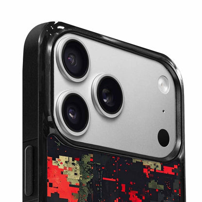 iPhone 17 Pro Case — Small Military Camouflage Blotch Pattern Camo, Custom Print Case Cover