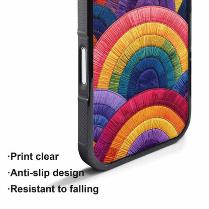 iPhone 17 Pro Max Case — Vivid Camo Rainbow Camo, Original Design Phone Case