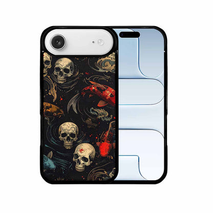 iPhone 17 Air Case — Skull Dark Art Gothic Print Gothic, Custom Made Phone Cover