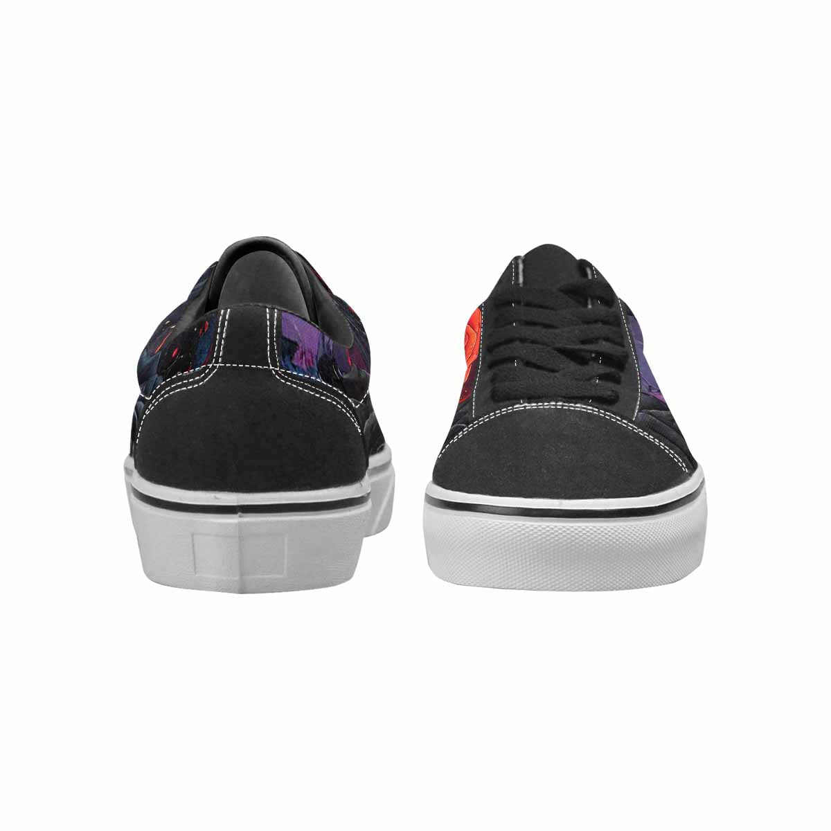 WOMEN'S Gothic Rose Lace-Up Canvas Surreal Custom Shoes
