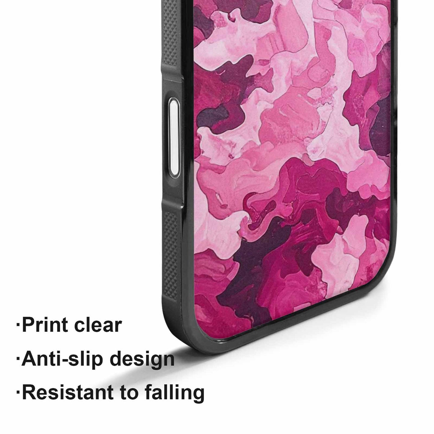 iPhone 17 Case — Small Military Camouflage Blotch Camo, Personalized Phone Case