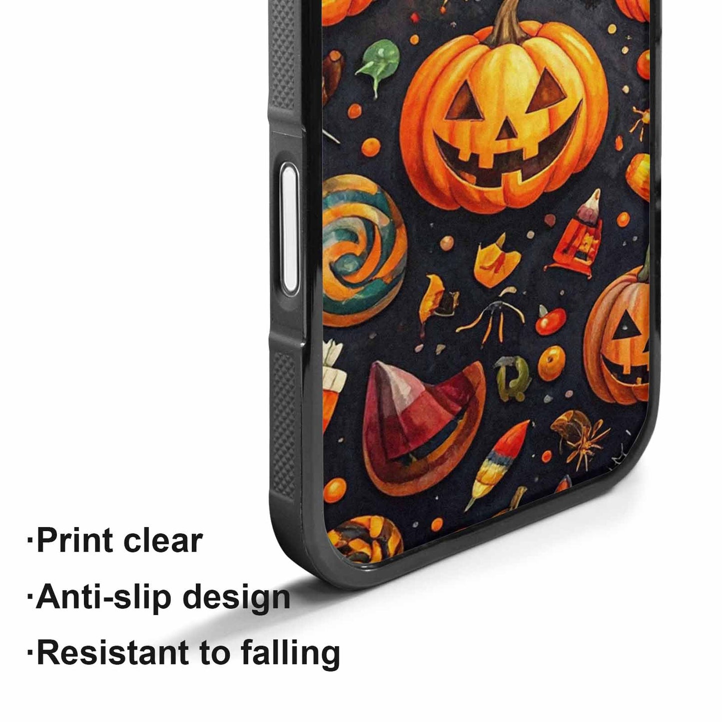 iPhone 17 Case — Small Halloween Pattern, Randomly Original Art, Custom Made Phone Cover