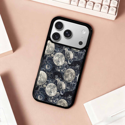 iPhone 17 Pro Case — Wolves Everywhere Collage Overlap Small Original, Customized Protective Case