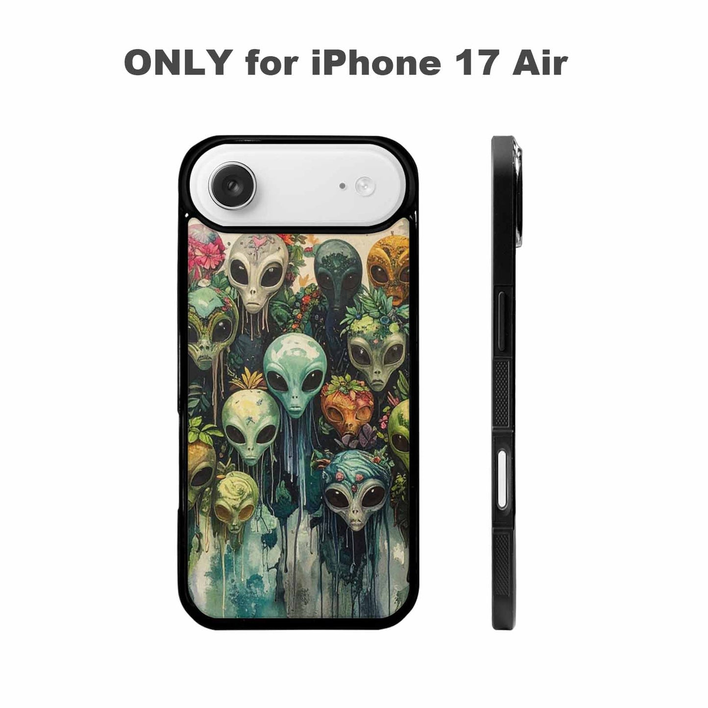 iPhone 17 Air Case — Aliens Pattern Hundreds Of Sma Alien, Unique Phone Case Design