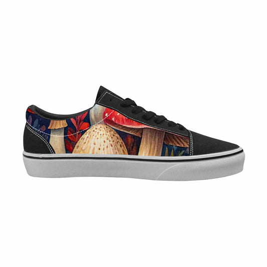 MEN'S Mushrooms Lace-Up Canvas Vibrant Chaos Sneakers