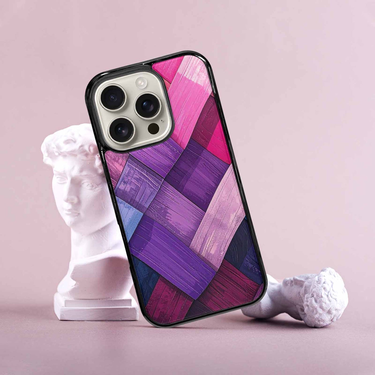 iPhone 16 Pro Case — Genderfluid Flag Color Theme Small Rainbow, Custom Made Phone Cover
