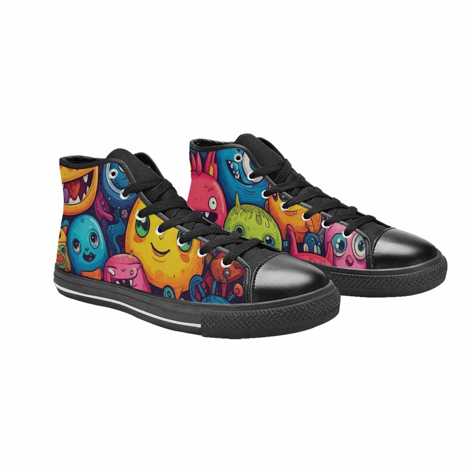 MEN'S Cartoon Monster Character High Top Canvas Y2K Shoes