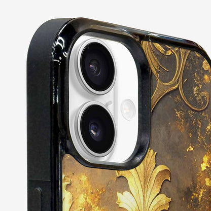 iPhone 16 Plus Case — Klimt Gold Leaf Artwork Pattern, Custom Phone Case