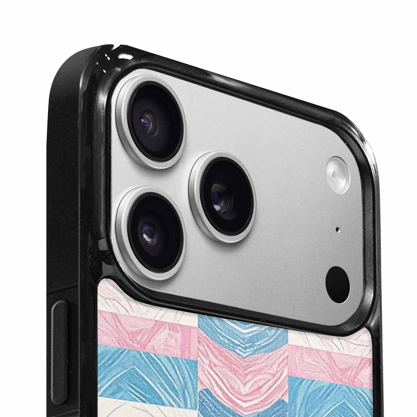 iPhone 17 Pro Max Case — Transgender Flag Color Theme Original Art, Original Design Phone Case