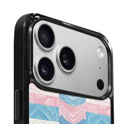 iPhone 17 Pro Max Case — Transgender Flag Color Theme Original Art, Original Design Phone Case