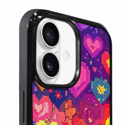 iPhone 17 Case — Pixel Art Bit Burst Original Art, Unique Phone Case Design