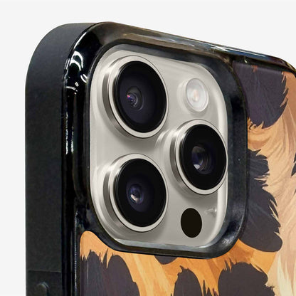 iPhone 15 Pro Max Case — Leopard Soft Airbrush Gradient, Original Design Phone Case