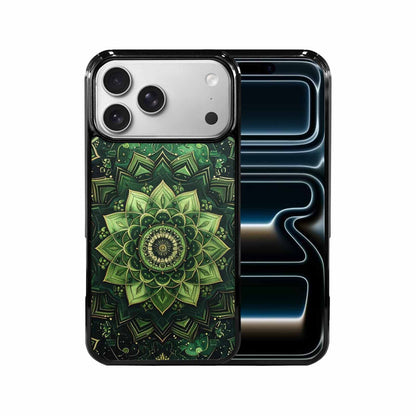 iPhone 17 Pro Max Case — Small Mandala Pattern, Randomly Floral, Custom Printed Phone Case
