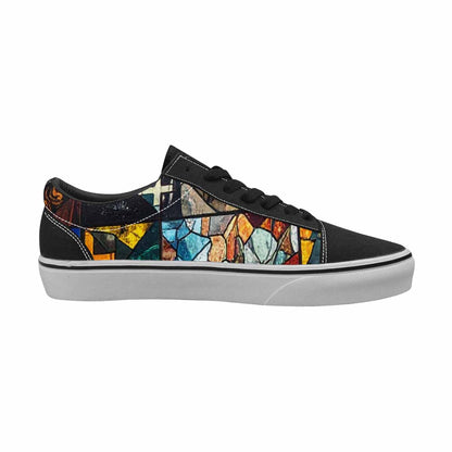 MEN'S Jesus Face Small Canvas Lace-Up Y2K Shoes