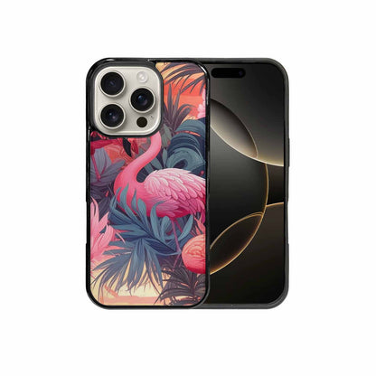 iPhone 16 Pro Case — Flamingo Tropical Flamingo Tropical Pattern Hundreds, Unique Phone Case Design