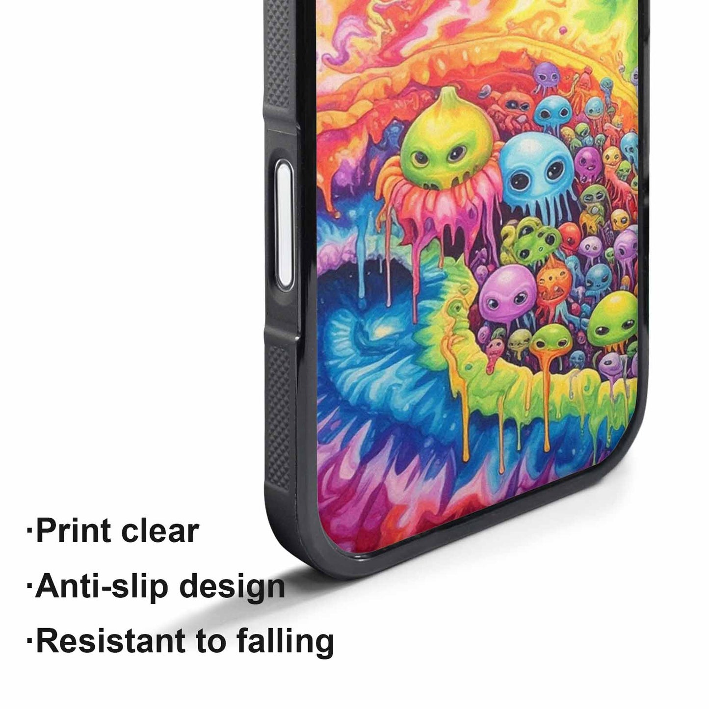 iPhone 17 Pro Case — Aliens Tie Dyemelting Aliens P Tie, Personalized Phone Case