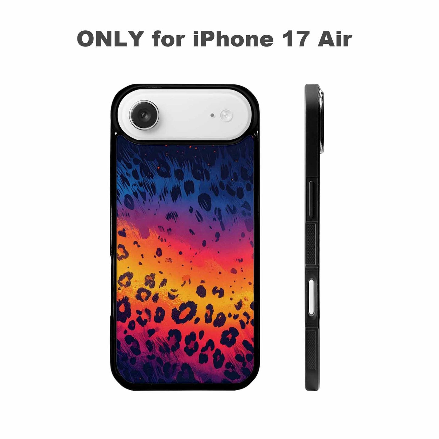 iPhone 17 Air Case — Leopard Print Gradient Animal Print, Personalized Phone Case