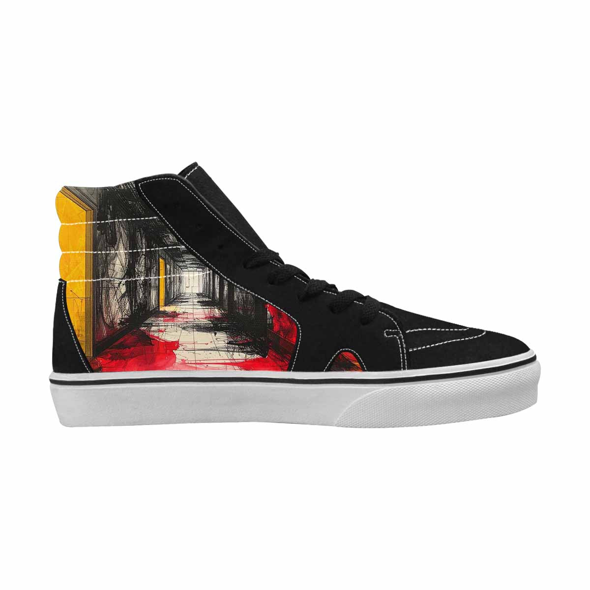 MEN'S Liminal Space Fragment High Top Canvas Dreamcore Custom Shoes