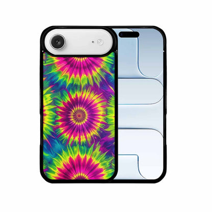 iPhone 17 Air Case — Tie Dye Neon Acid Blended Tie, Unique Phone Case Design