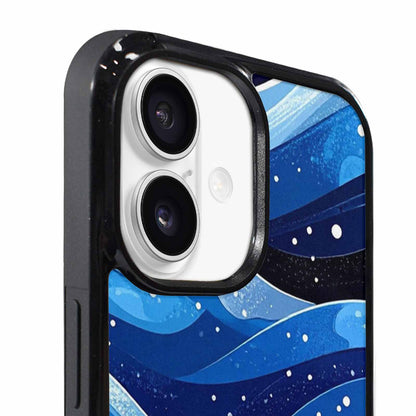 iPhone 17 Case — Glossy Winter Wave Cartoon Cute, Custom Phone Case
