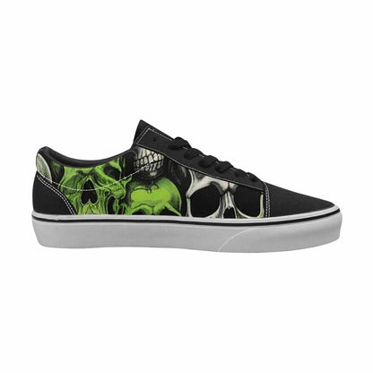 WOMEN'S Skulls (general) Lace-Up Canvas Y2K Custom Shoes