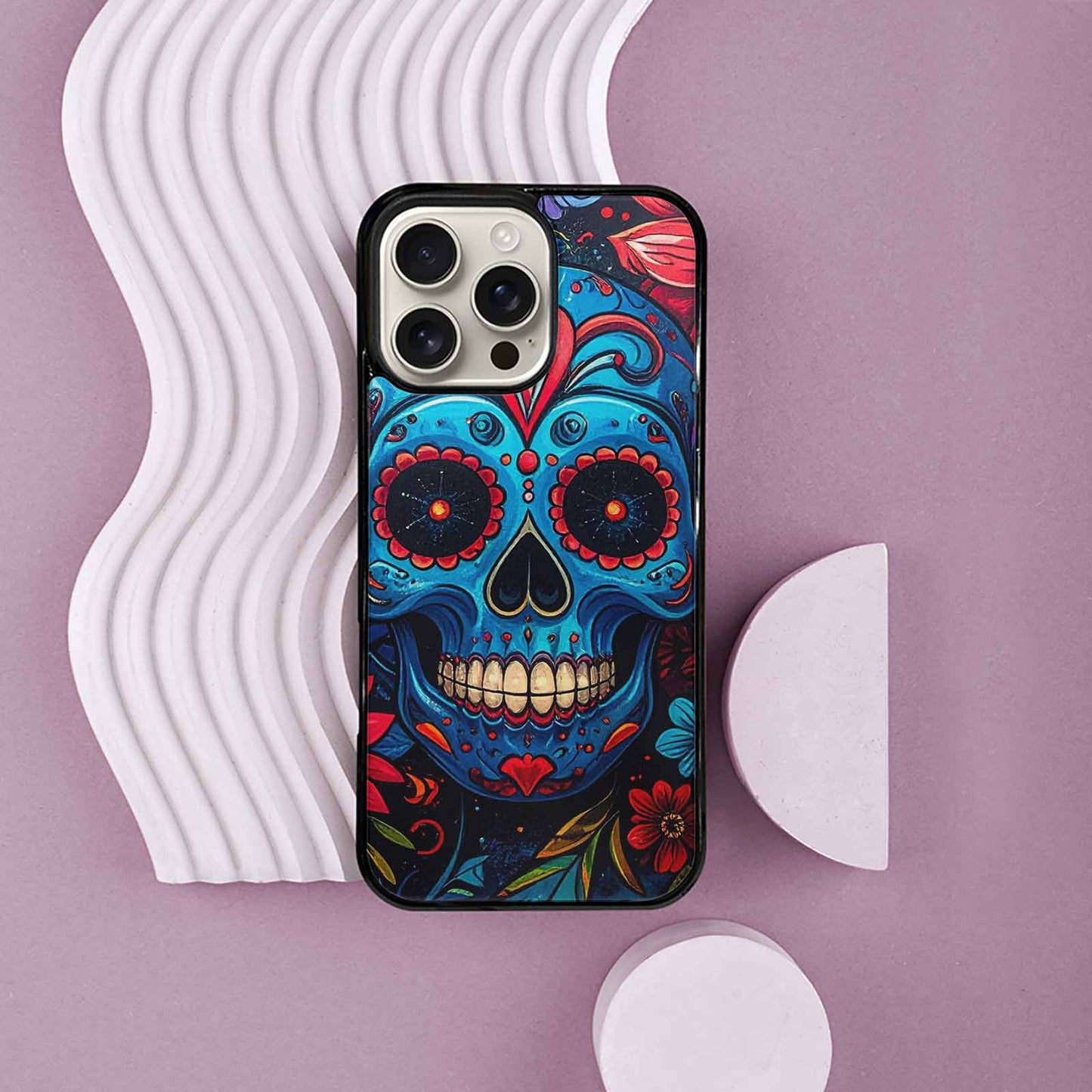 iPhone 16 Pro Max Case — Graffiti Skull, Customized Protective Case