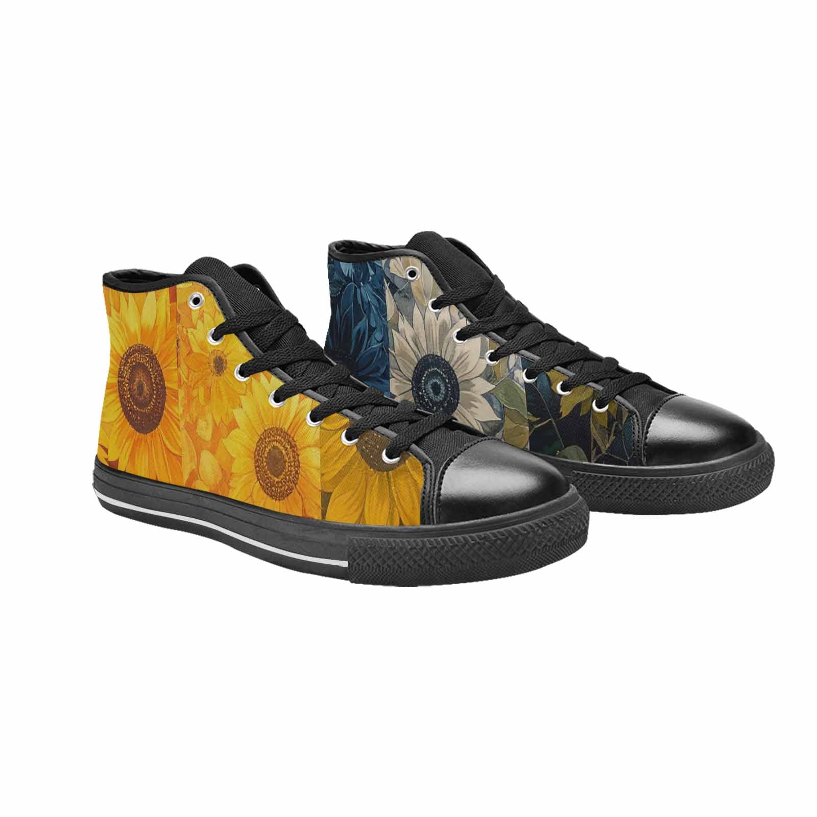 WOMEN'S Blend Melt Them High Top Canvas Aesthetic Custom Shoes